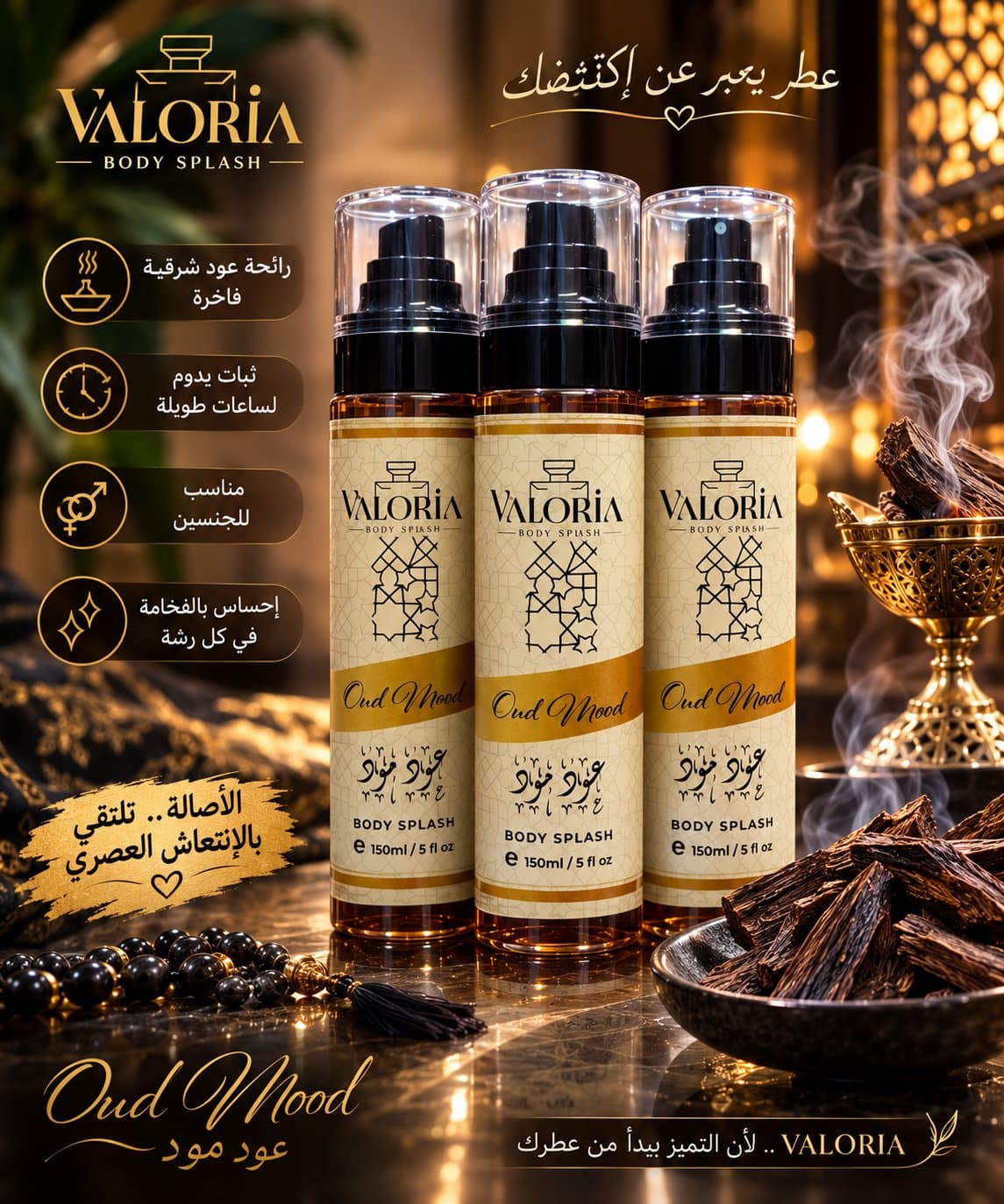 بادي اسبلاش فالوريا - بخاخ عطري منعش